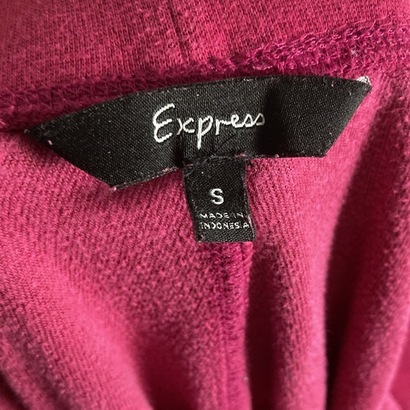 Express Pink Matching Lounge Hoodie Sweatpants Set Size 2 - Picture 14 of 16
